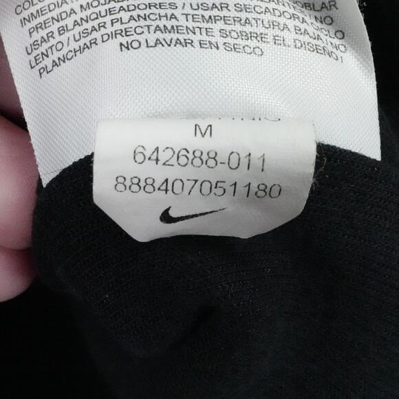 Nike Jacket Womens Medium Black Tech Fleece Moto Cape Hi Low Athletic Sportswear - Picture 13 of 14